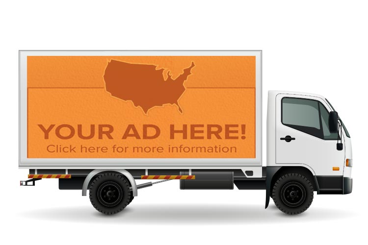 Advertisement on trucks